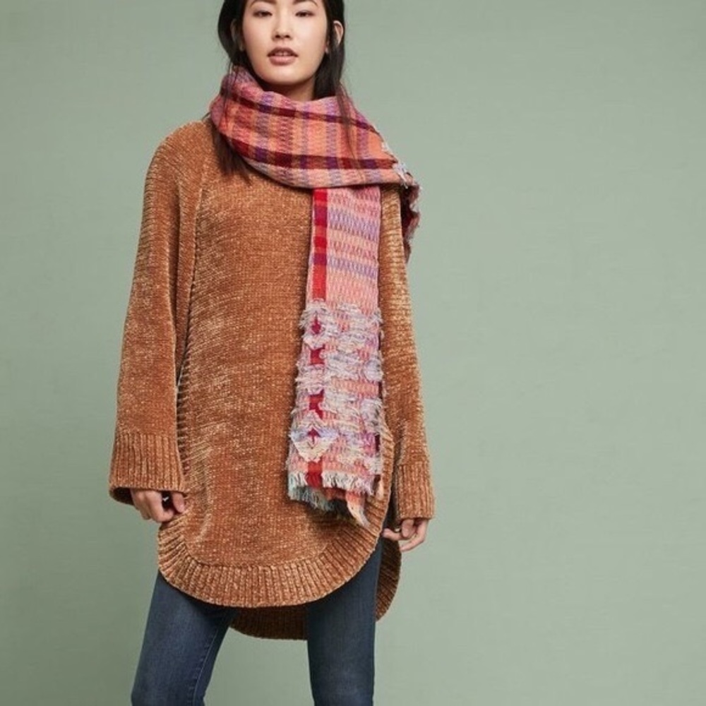 Anthropologie Moth chenille Belinda sweater